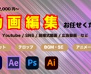 動画編集（カット、テロップなど）を承ります ご自分では面倒な動画編集作業を承ります イメージ1