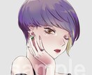 SNS用イラストアイコン制作承ります ★美男子、中性、強い女お任せください イメージ2