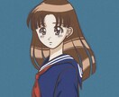 アニメ風似顔絵イラスト描きます レトロアニメ風イラストで似顔絵を作成いたします イメージ1