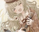 可愛くてふわふわとした印象の女の子を描きます きらら系のような可愛いイラスト！様々な用途に合わせます♪ イメージ2