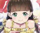 可愛いキラキラした女の子描きます あなただけのSNS用アイコン、1枚絵などを描きます。 イメージ1