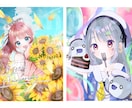 実績多数◎ふわふわ！かわいい女の子描きます 透明感ときらめきを詰め込んだ記念イラストならお任せください! イメージ1