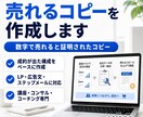 広告で検証済みの売れるコピーを書きます 数字で売れると証明されたコピー｜無形商材専門 イメージ1