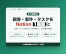 Notionの業務ダッシュボードを1画面つくります DB1つ＋60分伴走｜まず1業務だけ仕組み化 イメージ1