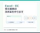 ExcelやEC受注業務の改善案を作ります 受注・出荷・請求の手作業を整理 イメージ1
