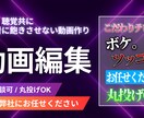 実写HD動画を編集いたします より見応えある動画に！動画制作はお任せください イメージ1