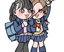 ポップでクセになる！唯一無二のイラスト、描きます 見る人の心を掴む、印象的な一枚絵を制作！ イメージ6