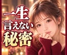 一生言えない秘密❕胸に隠したあなたの話お聴きします 言えなかった年月ごと、ここに置いて少し軽くなりませんか イメージ1