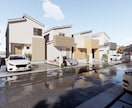 リアルな外観パースを制作します コーディネート提案、建売住宅最適 イメージ6