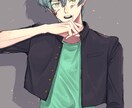 お好きなキャラクター版権イラスト描きます 腐、夢歓迎です！男性キャラや等身高めのキャラクターが得意です イメージ2