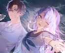 アイコンやサムネにも！キャッチーな絵を描きます 希望を形に！目を引くイラストをご希望の方へ！ イメージ3