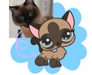 リトルペットショップ風に家族を描きます 愛犬・愛猫のアイコン、イラスト作成 イメージ3
