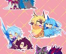 貴方のオリジナルキャラクター描かせていただきます 1枚絵、グッズイラスト、アイコン等なんでもご相談ください！ イメージ4