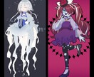 SNS用アイコン・配信・TRPG用立ち絵等描きます キャラデザ・絡み絵なども描けます！ イメージ3