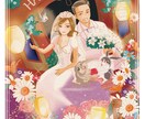 世界でひとつ！ウェルカムボードや似顔絵お描きします 結婚・出産・お誕生日祝いなどに心のこもったイラストの贈り物を イメージ4