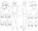 貴方のオリジナルキャラクターをデザイン致します 【実績用低価格】設定資料からTRPG用などなんでも承ります！ イメージ5