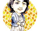 手描き似顔絵描きます 他とかぶらないプレゼント、アイコンなどに。 イメージ4