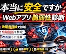 Webアプリケーションの脆弱性診断を行います プロの脆弱性診断士による【プレミアム】プラン診断 イメージ2