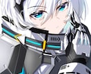 一枚イラストや立ち絵を描かせて頂きます 特に女の子のイラストやメカが得意です！ イメージ1