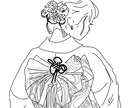 アイコンや挿絵に！シンプルな線画イラスト描きます SNS用や名刺にぴったりなおしゃれイラスト イメージ2