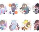 推し・記念日・卒業をデフォルメキャラで描きます SNSや配信、グッズにも！イベント要素、カスタマイズ可能！ イメージ3