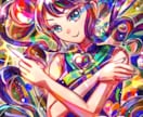 個性的でキラキラしたイラストを制作します 独自の透明感、色彩感覚が強みです！ イメージ5
