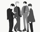シンプルカッコいいイラスト描きます シンプルでモダンな雰囲気の人々やシーンを作成します！ イメージ2