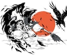 和風ビジュアル系！迫力あるデザインイラスト描きます お祭り／スポーツ／音楽／歴史関連イベント等、制作実績多数！ イメージ4
