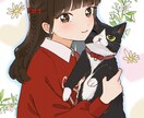 ゆるふわ・ガーリーな女の子イラストお描きします 1枚絵アイコンにも！ゆるくて優しい、等身大の女の子が得意です イメージ3