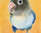愛鳥さんを水彩絵の具で【ミニ色紙】に描きます 鳥さんの誕生日・記念日にちなんだお花を添えて水彩画を描きます イメージ8