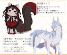 ケモノ・マスコットキャラのデザイン作成いたします TRPG・配信者様の擬獣化やリスナーさんのマスコット化◎ イメージ3