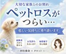 ペットロスで辛い方へ｜悲しい気持ちに寄り添います 大切な家族とのお別れで苦しい気持ち、聞かせてください イメージ1