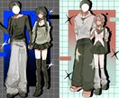 OCや夢絵など1～2人絵を制作致します 早めの納品で等身高めの体格差のある男女を！ イメージ3