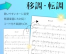 楽譜の移調・浄書をキレイに作成します ミュージシャン兼デザイナーが作成するからきれいで見やすい！ イメージ2