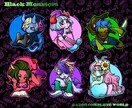 Tシャツデザインのご依頼承ります キャラクターやバンドっぽい雰囲気のものなど イメージ5