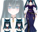 Vtuberのパーツ分けイラストを制作します キャラクターデザイン＋全身立ち絵の制作＋リギング イメージ2