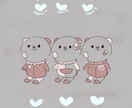 ゆるくて可愛い♩SNS用アイコンをお描きします / かわいい個性豊かなオリジナルのキャラクターたちです イメージ2