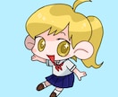 ちみっちゃくて可愛いミニキャラ描きます ころころ可愛らしいテイストで2頭身イラスト♪ イメージ1