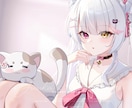 可愛い女の子イラストをお届けします アイコン・動画配信・グッズ・SNSなど、幅広い用途に対応可 イメージ1