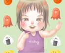 ファーストカットにぴったり！可愛い似顔絵を描きます ふんわり優しい似顔絵を作成いたします。 イメージ2