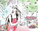 雑誌やメディアで実績有☆カットイラスト描きます オシャレで目を惹く挿絵をお描きします！人物・食物・建物 イメージ6
