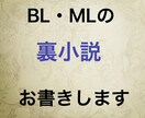 BL、MLの裏小説お書きします 裏BL小説オーダー募集致します！ イメージ1