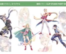 表紙、CDのジャケット、立ち絵等、描きます あなたのキャラクターや、世界観を、ぜひ私に描かせてください！ イメージ3