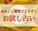 お試し占いできます 手軽なワンコイン占いで、まずはお試ししてみませんか？ イメージ1