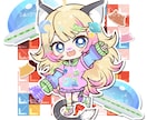 かわいいミニキャラ・デフォルメイラストお描きします 商用可◆Illustrator使用◆イラレデータ納品承ります イメージ3