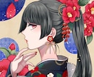 和装、浴衣、着物　色気ある美麗イラスト制作します 衣装デザインから対応◎ 世界観重視の方におすすめ イメージ1