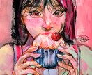 世界に1つだけのアナログ似顔絵イラスト描きます 世界に1つだけの似顔絵、描きます特別な思い出にどうですか？ イメージ1