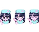 表情差分6枚！可愛いミニキャラ販売します ブログ・SNSアイコンに使える♪可愛いミニキャラ★ イメージ2
