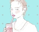 雰囲気あるおしゃれなお姉さん 水彩タッチで描きます 印象的！写真を基にふんわりみずみずしく、上品&親しみを✨ イメージ3