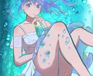 SNSアイコン・一枚絵・サムネイル等制作いたします アナログチック・柔らかなテイストでお届けします イメージ3